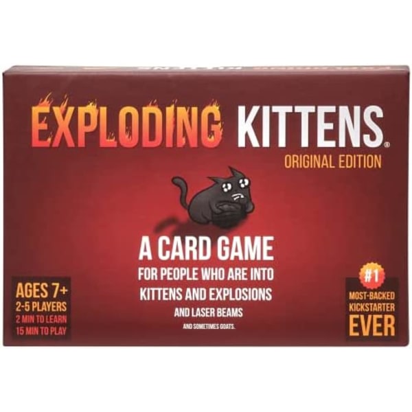 Exploding Kittens - Card Game | Family Friendly Party Game | Russian Roulette | English