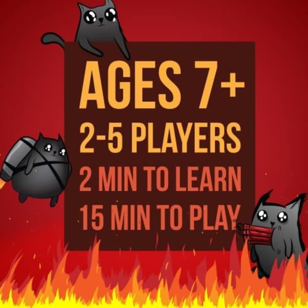 Exploding Kittens - Card Game | Family Friendly Party Game | Russian Roulette | English