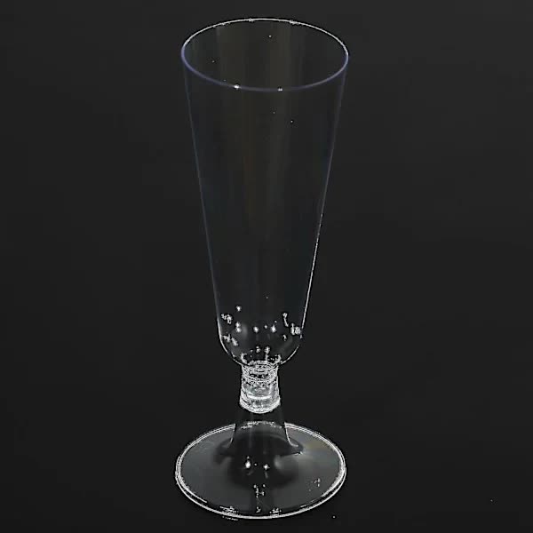 60 pcs 150 ml plastic wine glasses, champagne glasses, red wine glasses, versatile, a must for party carnivals
