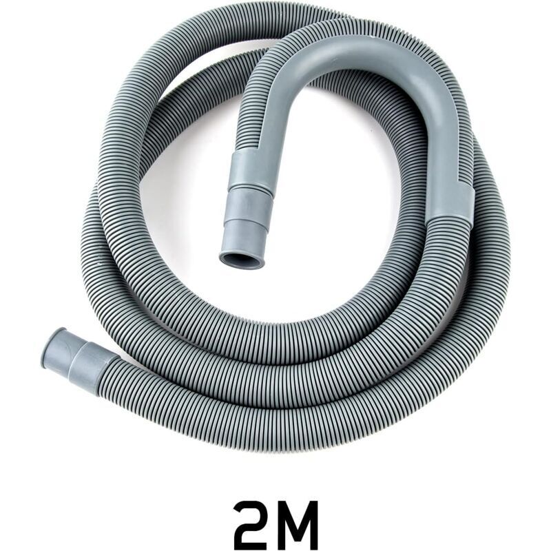 Drain Hose Drain Hose Extension Drain Hose Connection Washing Machine Drain Hose Dryer Drain Hose (2 m)..DEBUNS