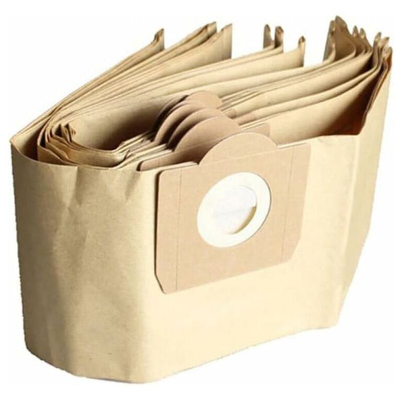 Karcher WD3 Vacuum Cleaner Bags, 5-pack straight vacuum cleaner bags for Karcher WD3, WD 3 Premium, WD3200, WD3500P, A2204, A2204, A2534, SE4001.._MGF