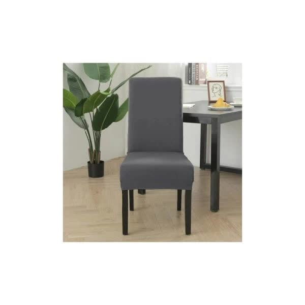 6-pack Washable Universal Stretch Microfiber Chair Covers