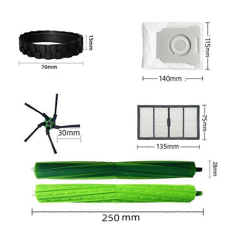 Replacement Parts for iRobot Roomba S9 (9150) S9+ S9 Plus (9550) S Series Connected Robot Vacuum Cleaner Kit_yux