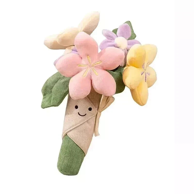 Amuseable Flower Bouquet Stuffed Animal Kids Gift for Girlfriend Plush