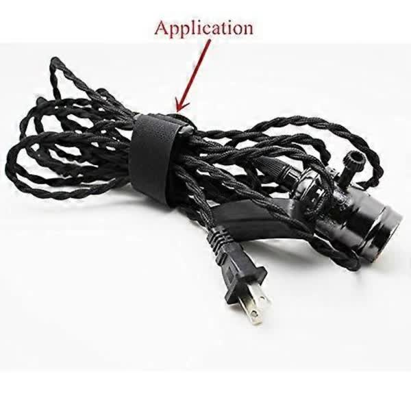 /NN/ 16-pack High Quality Nylon Cable Ties with Velcro, 30 cm x 2.5 cm, Black