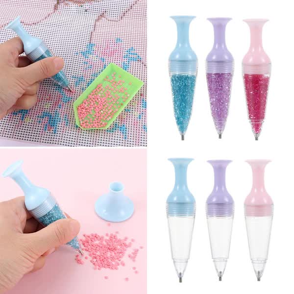 Point Drill Pen Diamond Painting Tool 5D Diamond Painting Purple B[CA]
