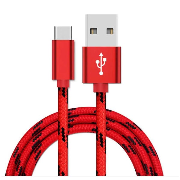 3m Type C USB Charger Fast Charging Cable for Samsung Galaxy S21 S22 S23 Red