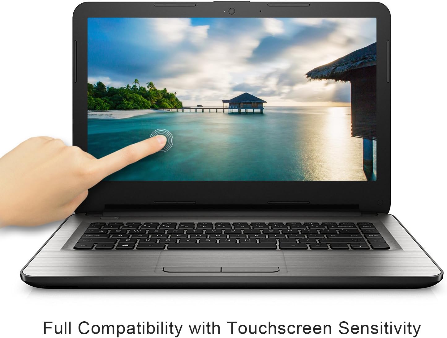 [2-Pack] 14 Inch Anti-Glare Scratch-Resistant Laptop Screen Protector Compatible with HP/DELL/Asus/Acer/Sony/Samsung/Lenovo/Toshiba, 16:9 Screen