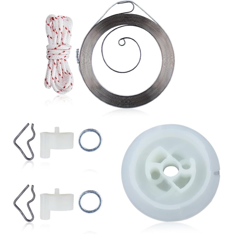 Starter Cord with Starter Spring and Detent for Stihl Fc55 Fs55 Fs45 Fs46 Fs38 Hl45 Trimmer