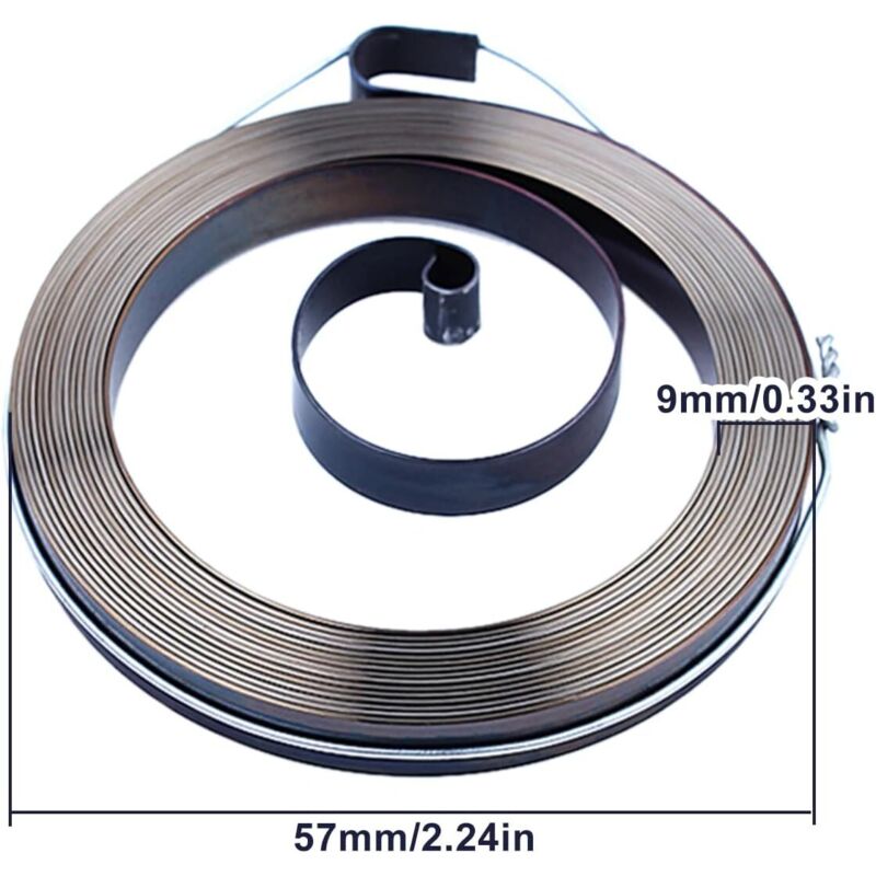 Starter Cord with Starter Spring and Detent for Stihl Fc55 Fs55 Fs45 Fs46 Fs38 Hl45 Trimmer