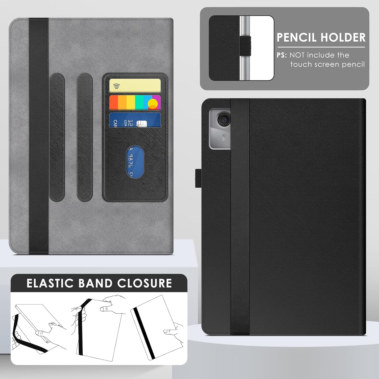 Black Case Lenovo Tab M11 KATUMO