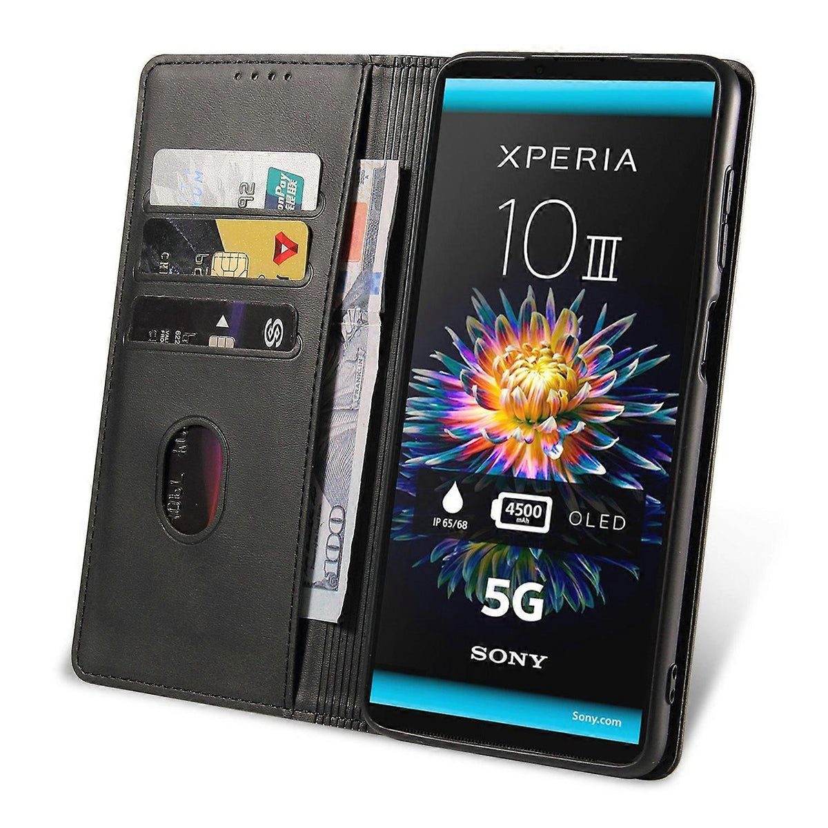 Compatible with Sony Xperia 10 III 5G Mobile Case - Perfect Black-max Black