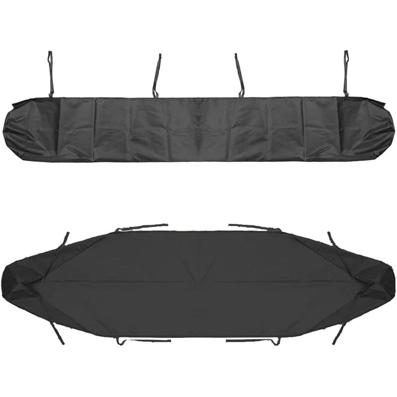 Awning Dust Cover, 3m Patio Awning Dust Cover Black Patio Awning Storage Cover, Waterproof Winter Protection, AAFGVC