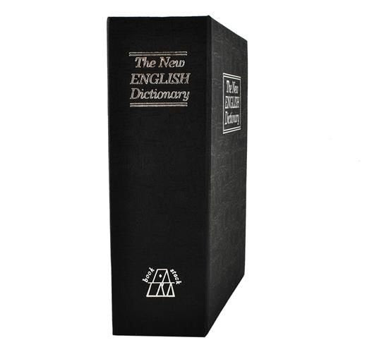 Hidden safe | Book safe with lock black black_max black
