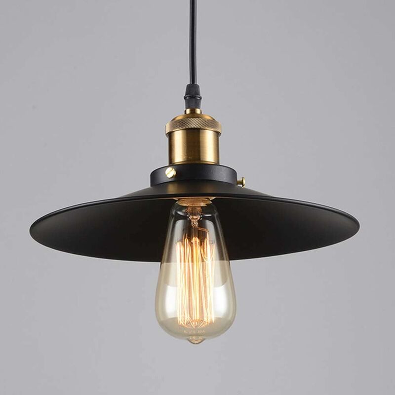 Industrial Vintage Edison Pendant Light Ceiling Lamp Retro Indoor Chandelier for Decoration E27 Metal Ceiling Light Elegant Pendant (Without Bulb)