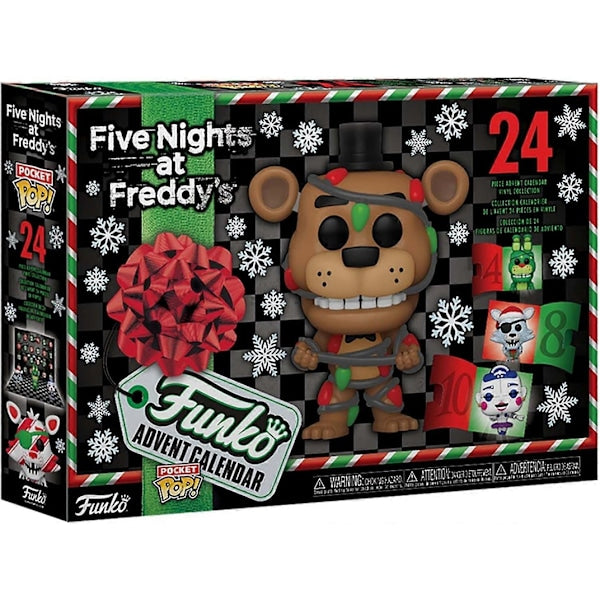 Freddy's FNAF Advent Calendar with 24 bags of Pops-XY-