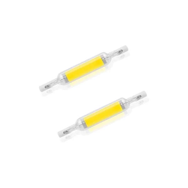 [XJ] Package R7S 10W 78mm Dimmable LED Bulb Cool White 6000K 100W Halogen J78 Replacement Double Ended R7S Base Tube 360 Degree Beam Angle