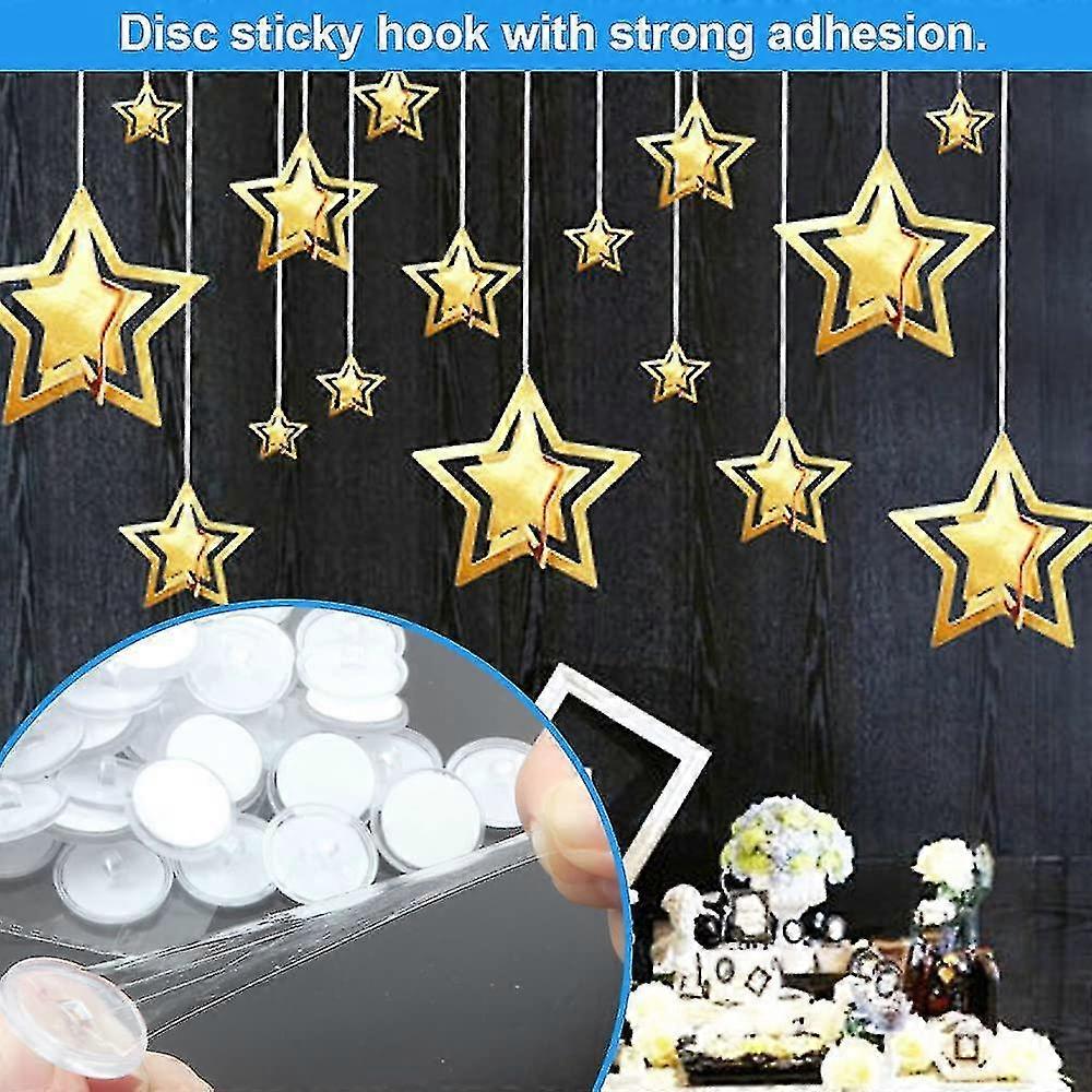 50 pcs Ceiling Hook Self-Adhesive Hook 20mm Plastic Hook Without Drilling Hook Ceiling Fixation Self-Adhesive Wall Hook Ceiling Suspension Hook Shibaod_max
