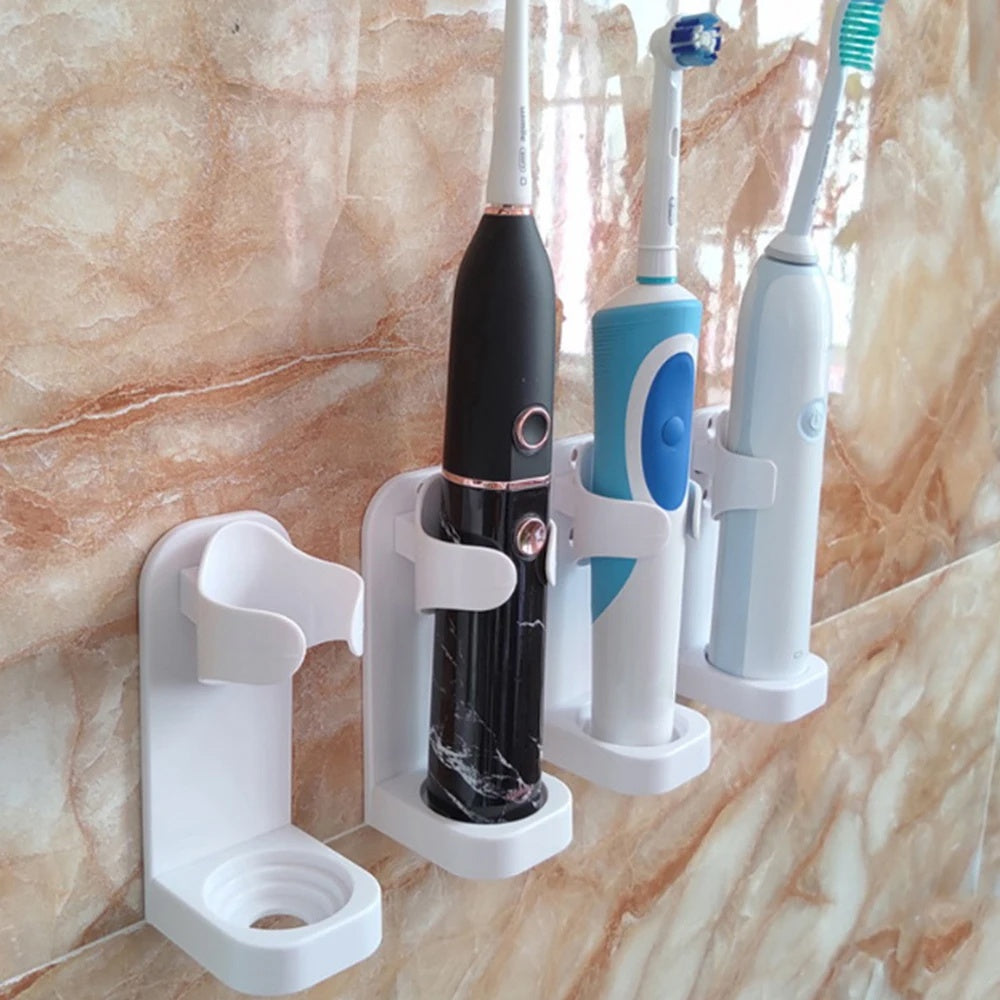 2-pack - Wall-mounted toothbrush holder for electric toothbrushes White white