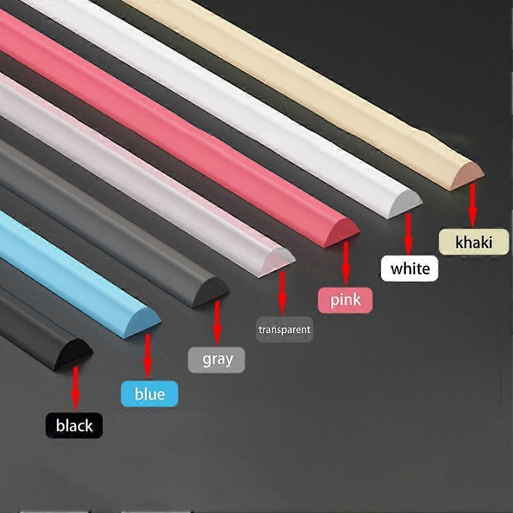 Shower Barrier Water Barrier 50/100/200cm Bendable - Perfect gray 200cm-max gray 200cm
