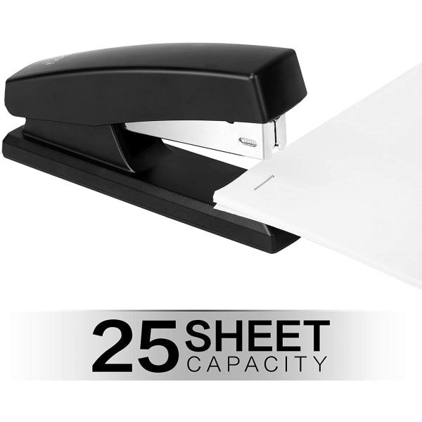 Stapler, stationary stapler with 1000 staples, office stapler, 25—yux