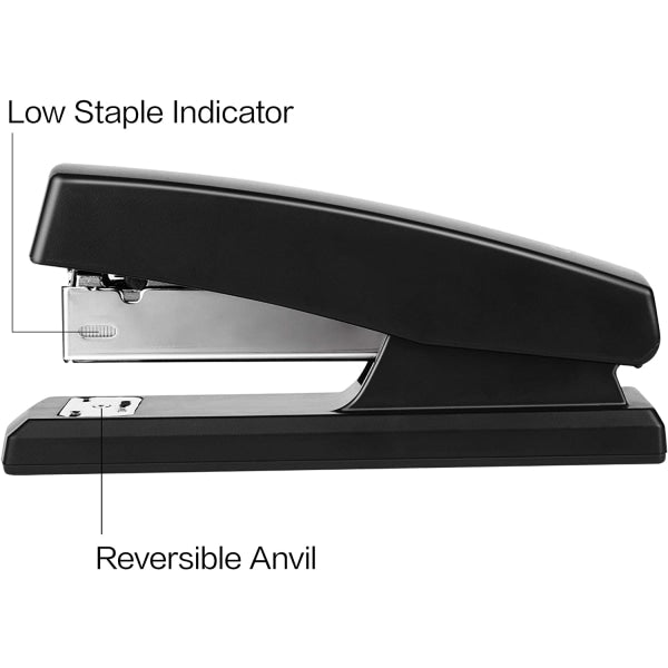 Stapler, stationary stapler with 1000 staples, office stapler, 25—yux