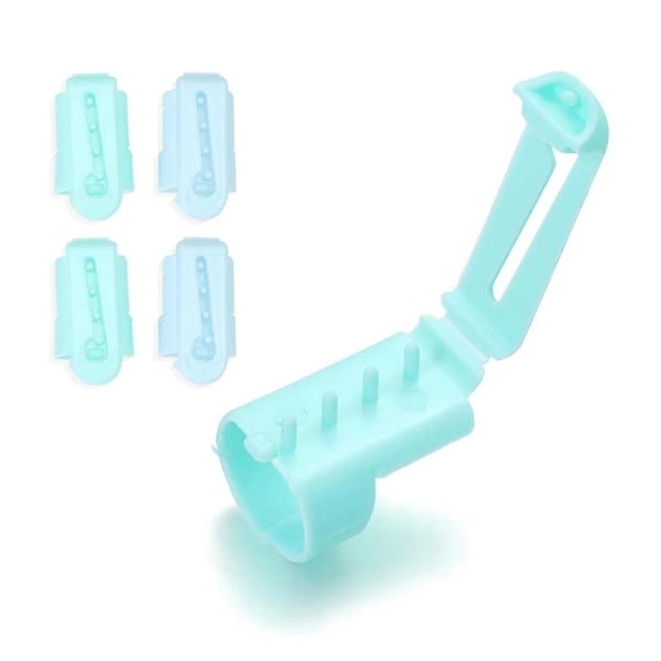 4pcs Yarn Guide Finger Holder Knitting Thimble Tool Plastic Yarn Guide Separated Yarns