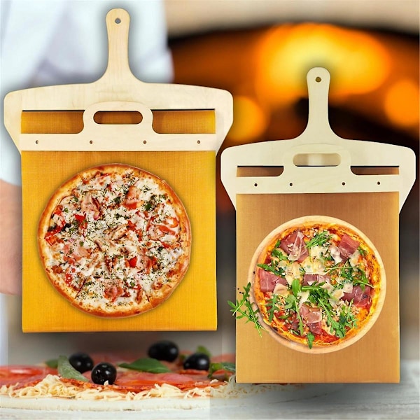 Sliding Pizza Shovel Pala Pizza Scorrevole Pizza Shovel That Transfers Pizza Perfectly Non-Stick_OF
