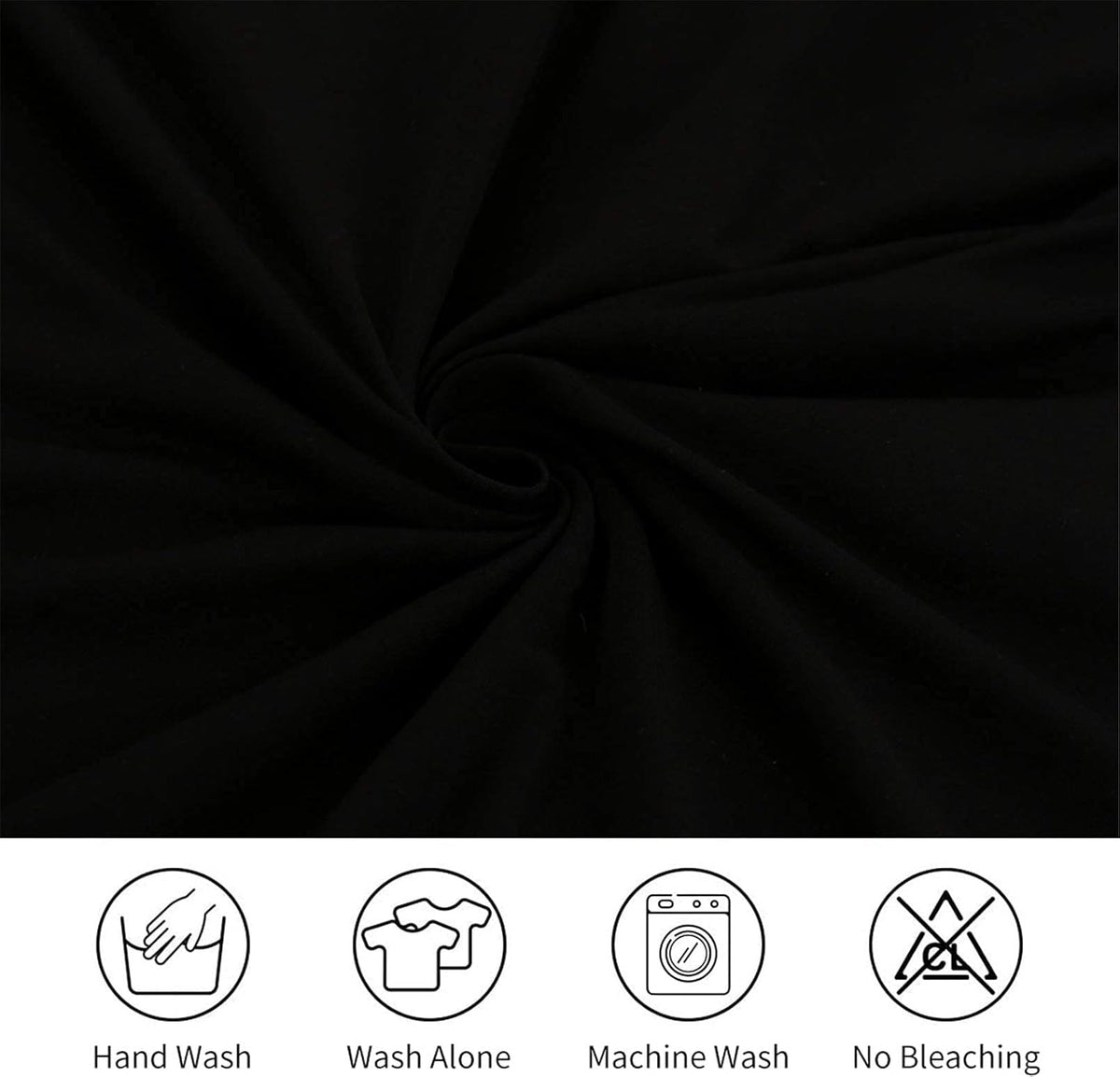 Dining Room Chair Covers, Set of 4 or 6, Stretchy, Removable, Washable, Chair Covers, Decorative Covers, Seat Covers for Hotels Black-tfrf Black 6pcs