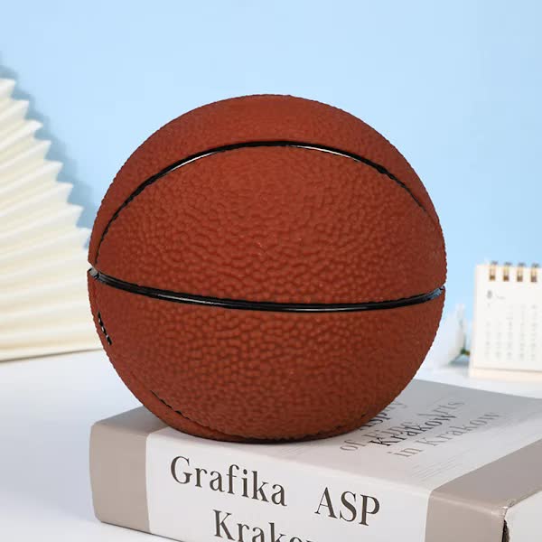 Gifts Traditional Basketball Money Box, Cool Piggy Bank (Dimensions: 15.5 cm x 15.5 cm x 15.5 cm)