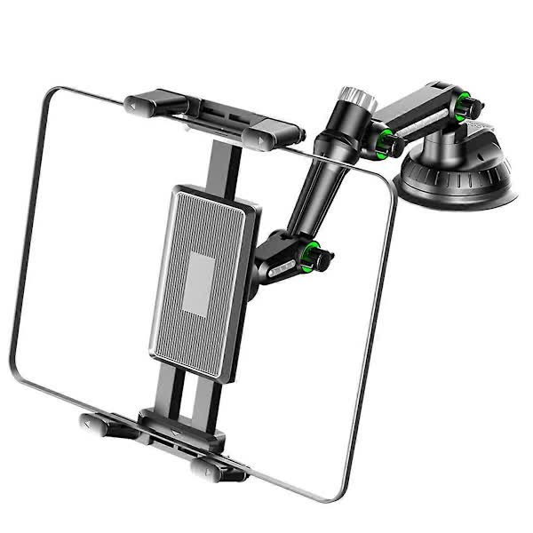 Car Tablet Holder Long Arm Suction Cup Mount for Pro Air 4-13 inch for Tablet SUV Truck Windshield Window Black
