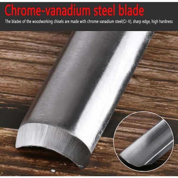 4-piece wood chisel set, chisel set for wood carving and DIY