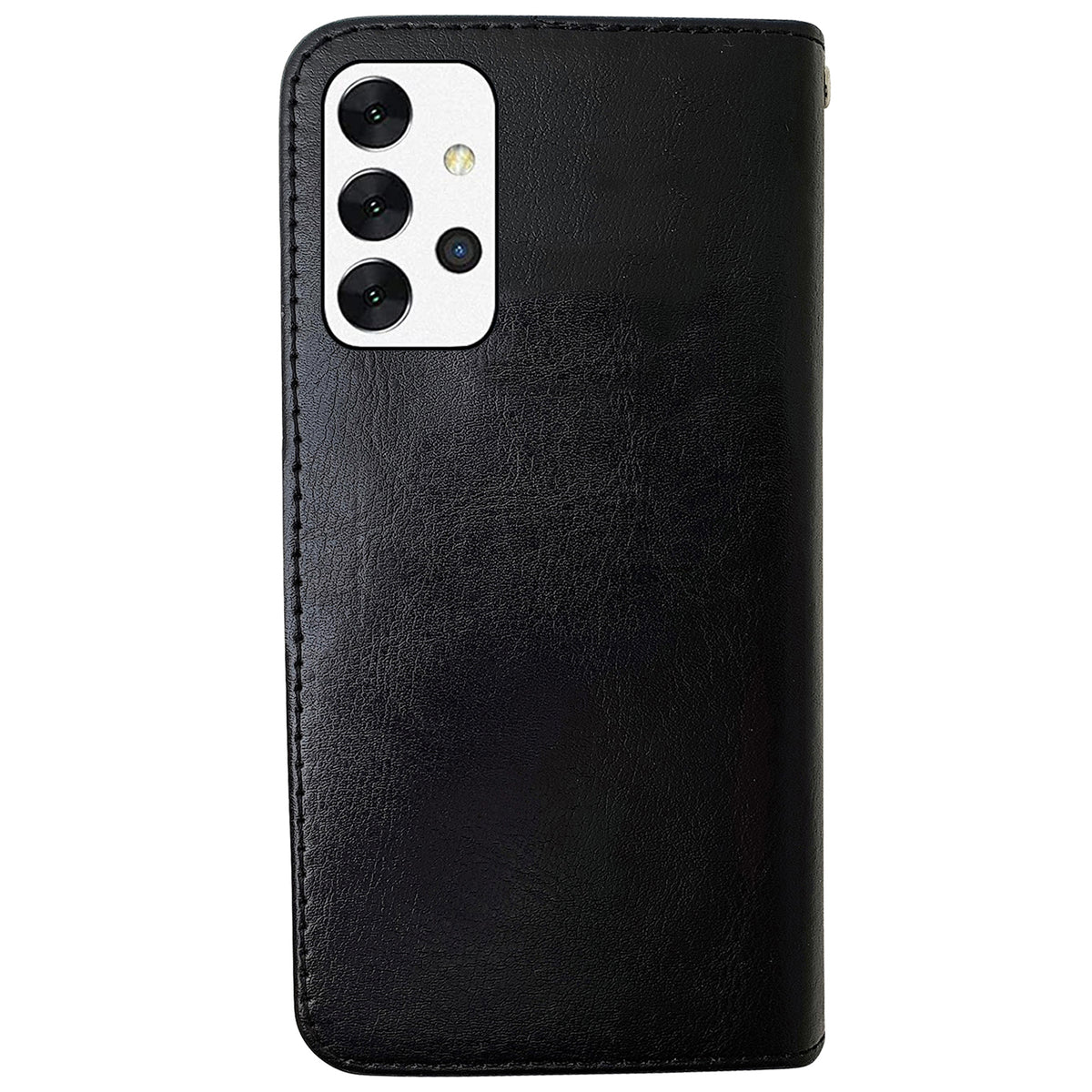 Samsung Galaxy A32 5G - Leather Case / Protection Black_max_sai Black