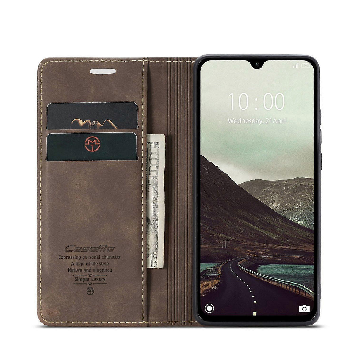 For Xiaomi Redmi 14C 4G Case CASEME 013 Series Card Holder Stand Leather Phone Case Multicolor Multicolor Multicolor Style A