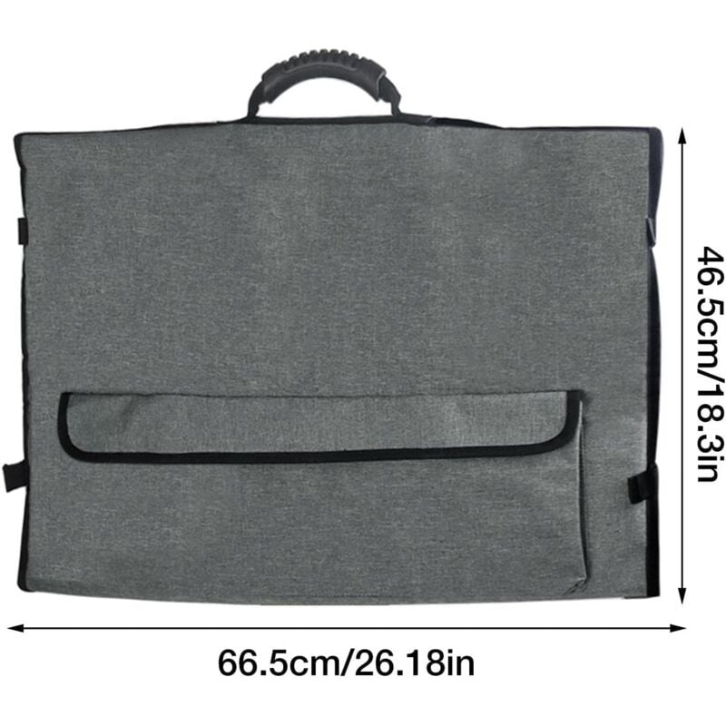 Monitor Carrying Case, Protective Storage Bag with Carrying Handle, Compatible with 24 to 27-inch Desktop Computer Monitors and Accessories