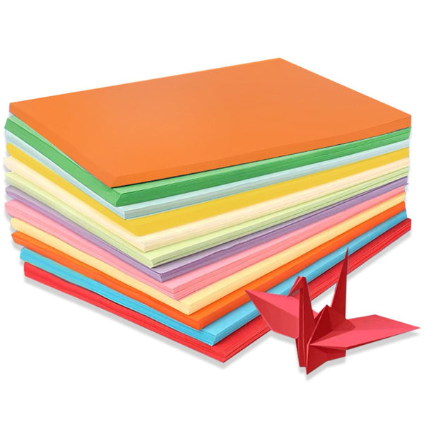 100 Sheets A4 Colored Paper 70gsm Handmade Paper for DIY Art