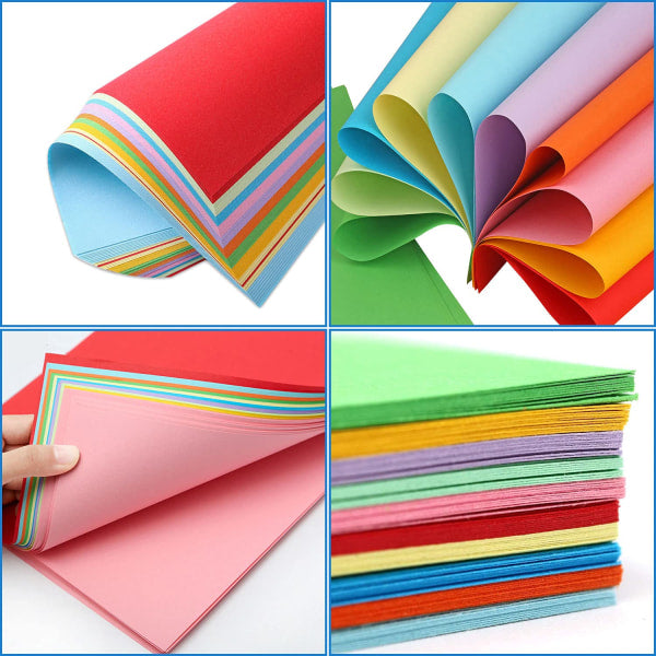 100 Sheets A4 Colored Paper 70gsm Handmade Paper for DIY Art