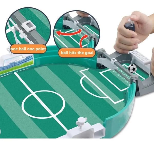 Table Football Interactive Game, Mini Table Football Pinball Game, Interactive Table Football Sports Board Game for Kids Adults