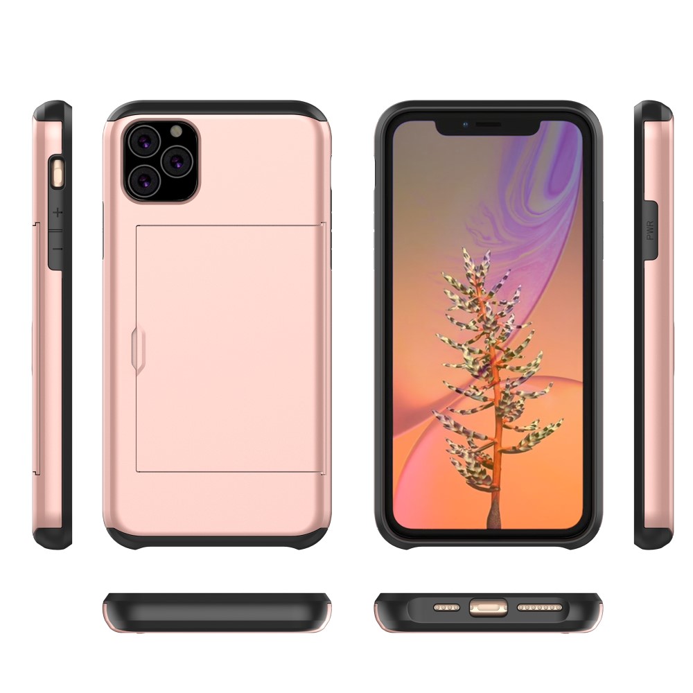 iPhone 11 with card slot Rose Gold colored mobile phone case