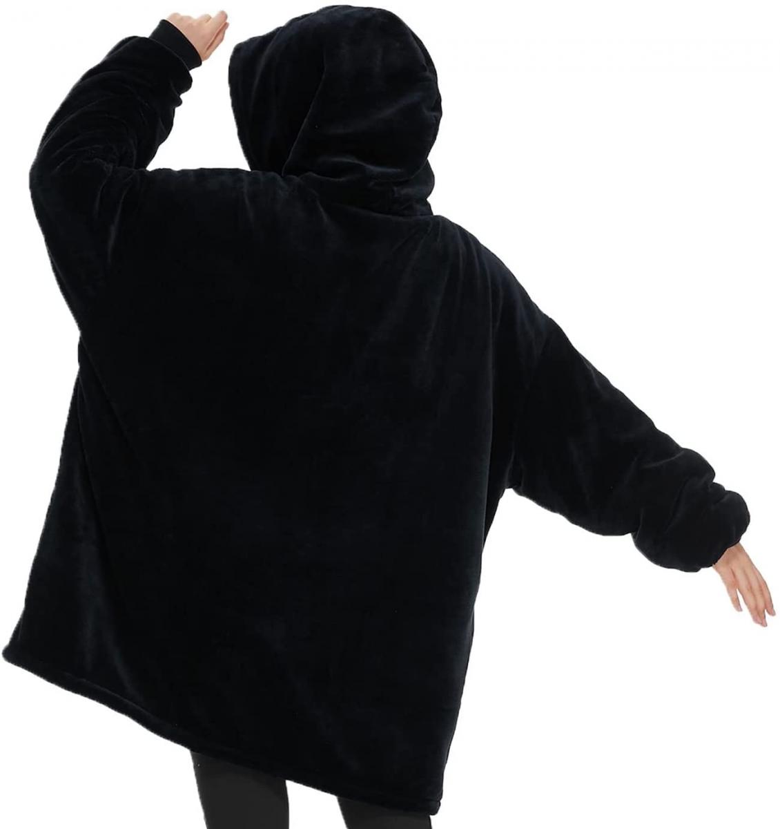 Snuggie Oversized Blanket Hoodie Dark Blue