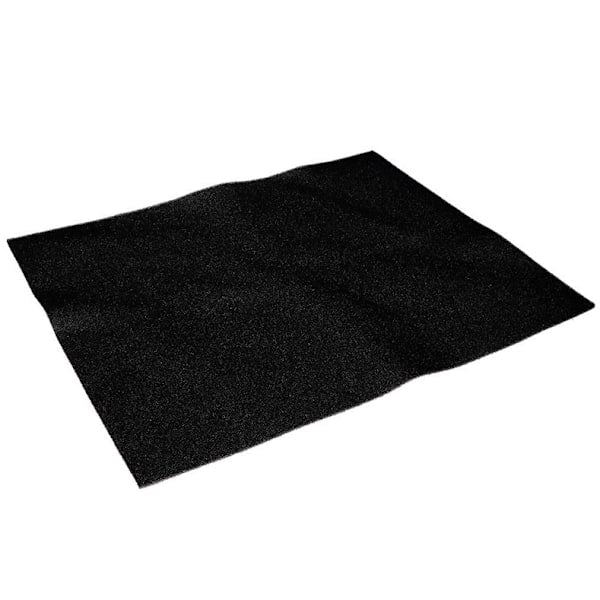 Universal activated carbon filter for kitchen hood - 500X400X3mm, black