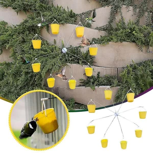 Bird Carousel Spinning Carousel Toy With Bird Feeder—max