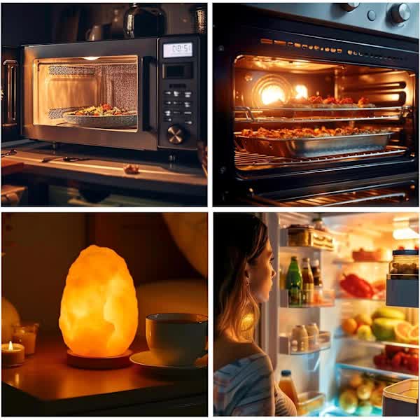 10-pack Dimmable E14 Oven Light Bulb, Edison E14 T22, Withstands up to 300 degrees, 2700K Warm White, 160LM, AC 220V