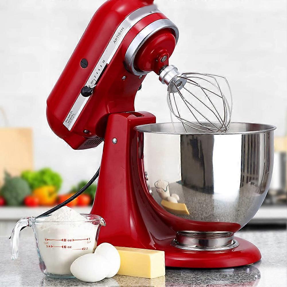 Stainless Steel Bowl for KitchenAid 4.5-5 Quart Tilt Head Stand Mixer, for KitchenAid Mixer Bowl, Di (FMY)_MGF Silver