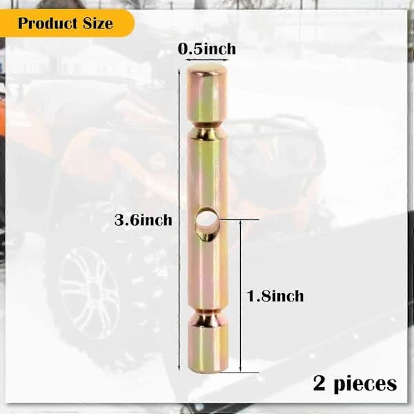 pcs Pro Scissor Pins Compatible with Polaris ATV Snow Plows Glacier, Replacement
