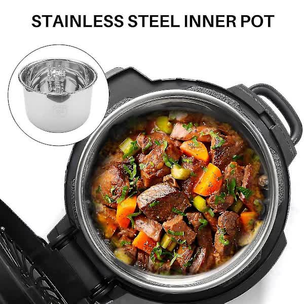 6L Pressure Cooker Inner Pot Rice Pressure Cooker Liner Stainless Steel Inner Pot Pressure Cooker L