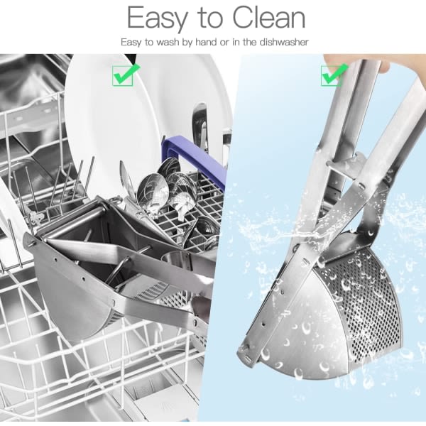 High Quality New Stainless Steel Potato Press