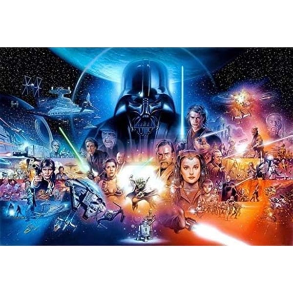 Star Wars Poster Full Drill Diamond Painting by Number Kit