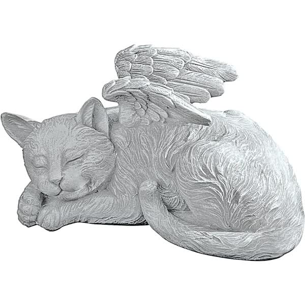 Design Toscano Memorial Cat Pet Angel Statue Honorary Headstone