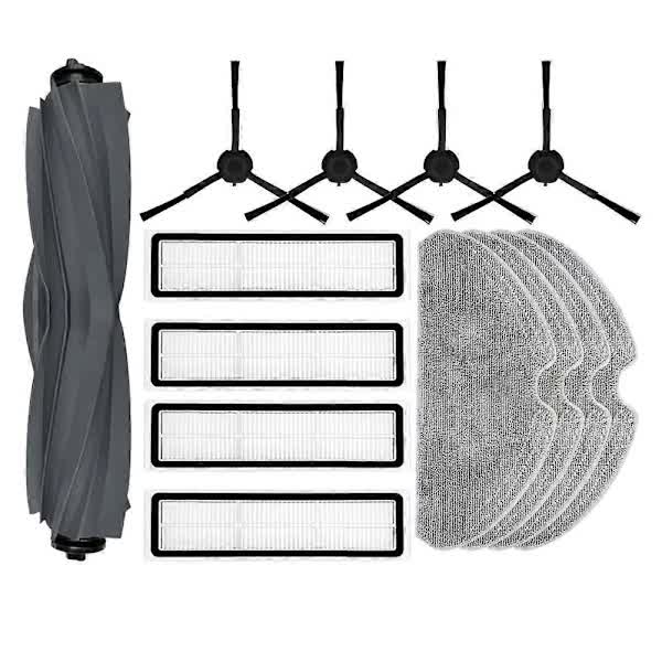 Replacement Parts for Dreame D9 Max Gen 2 / D10s / D10s Pro: Main Brush, Side Brush, HEPA Filter, Mop Pads[JSR]